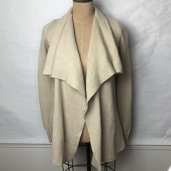 waterfall collar cardigan